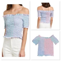 Petersyn Kinsey Smocked Off-The-Shoulder Top Cocktail NEW NWT Reg $238 S... - $21.58