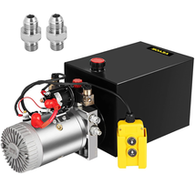 3200PSI Hydraulic Power Unit for Dump Trailer Car Lifting (12 Quart, Ste... - $354.05