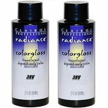 Clairol Professional Radiance Colorgloss 3RV Med. Red-Violet Brown 320611 (2 PK) - £10.53 GBP