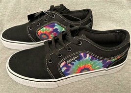 Maui &amp; Sons Tie Dye Sides Black Lace-Up Casual / Board Shoes NWT HARD TO... - $33.74