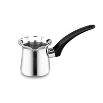 Korkmaz Orbit 12 Ounce Stainless Steel Turkish Coffee Pot in Silver - £48.06 GBP