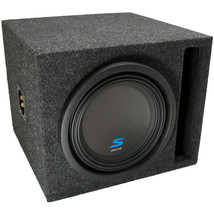 Universal Car Stereo Slotted S Port Single 10&quot; Alpine S-W10D4 Type S Sub Box New - £257.80 GBP