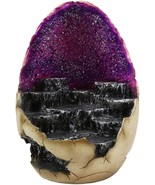 Ebros Purple Geode Dragon Egg with Rocky Steps and LED Light Miniature D... - $902.22 MXN