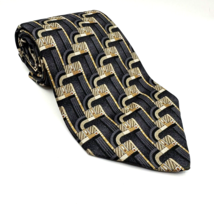 Serica Elite Tie Hand Made  In Italy Necktie Designer Abstract 63” x 4” LONG VTG - £9.87 GBP