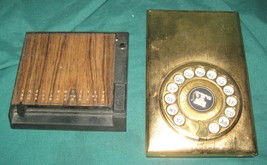 Vintage Brass Metal Stratton Dialpad &amp; Plastic Dial Pad Lot Made In England &amp; Hk - £47.19 GBP