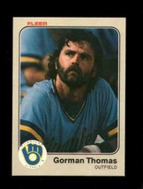 1983 Fleer #48 Gorman Thomas Nmmt Brewers - £1.00 GBP