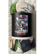 Hunter X Hunter Anime Poster Soft Plush Fleece Throw Blanket 45&quot; x 60&quot; B... - £11.92 GBP