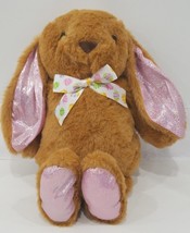 DanDee Huggie Hugs Bunny Easter Stuffed Animal Toy Plush Brown 14” - £14.18 GBP