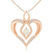 Authenticity Guarantee

ANGARA 0.47 Ct Opal Infinity Heart Pendant with Diamo... - $1,025.10