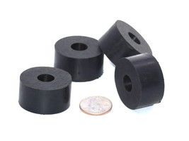1/2&quot; id x 1 1/2&quot; od x 3/4&quot; Thick Rubber Spacers Thick Washers Various pack sizes - £10.80 GBP+