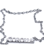 Toyota Corolla Nameplate Chain Chrome Emblem License Plate Spell Out Vin... - $13.99