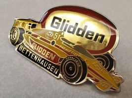 Gary Bettenhausen Glidden #51 Indy Racecar Racing Hat Lapel Enamel Pin - £15.09 GBP