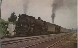 Chesapeake &amp; Ohio Locomotive 2768 Doublehead At White Sulphur Springs Po... - £3.76 GBP