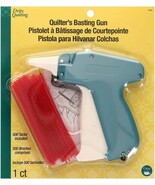 NIP Dritz 3446 Quilter&#39;s Basting Gun with 500 Tacks Blue - $25.71 CAD