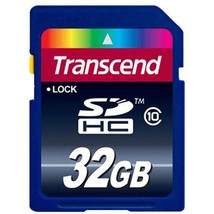 Transcend 32GB Class 10 SDHC Memory Card ( TS32GSDHC10) - $25.99