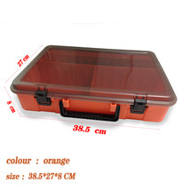 Multi-function  Large Capacity Fishing Tackle Box Double-layer Bait Box Portable - £35.85 GBP