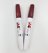 2 X Maybelline Superstay 24 2 Step Color 75 Berry Persistant New - $26.99