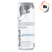 8x Cans Red Bull Coconut Berry Flavor Energy Drink 12oz Vitalizes Body &amp;... - £27.91 GBP