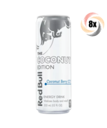 8x Cans Red Bull Coconut Berry Flavor Energy Drink 12oz Vitalizes Body &amp;... - £27.89 GBP