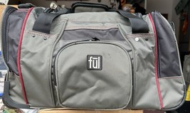 FUL Rolling Duffle 21&quot;x13 Carry On Gym Bag 2Wheel, Telescope,Pre-Loved - £38.27 GBP