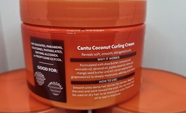 3 Pack Cantu Shea Butter Coconut Curling Cream for Natural Hair 12oz. image 2