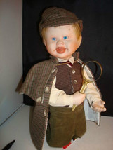 Knowles  doll &quot;Little Sherlock&quot; ORIGINAL NEW 1990 11&quot; BY Kathy Barry Hip... - £83.21 GBP