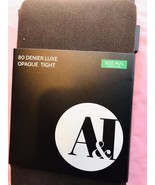 A and L 80 Denier Luxe Opaque Tight Size M/L Brown - $282.06 MXN