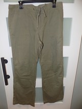 OLD NAVY JUST BELOW THE WAIST OLIVE PANTS SIZE 14 WOMEN&#39;S NWOT - £17.14 GBP