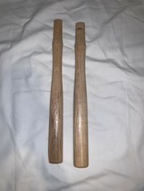 Qty 2 14 Inch Natural Wooden Machinist / BALL-PEEN / Hammer Replacement Handles - £11.41 GBP