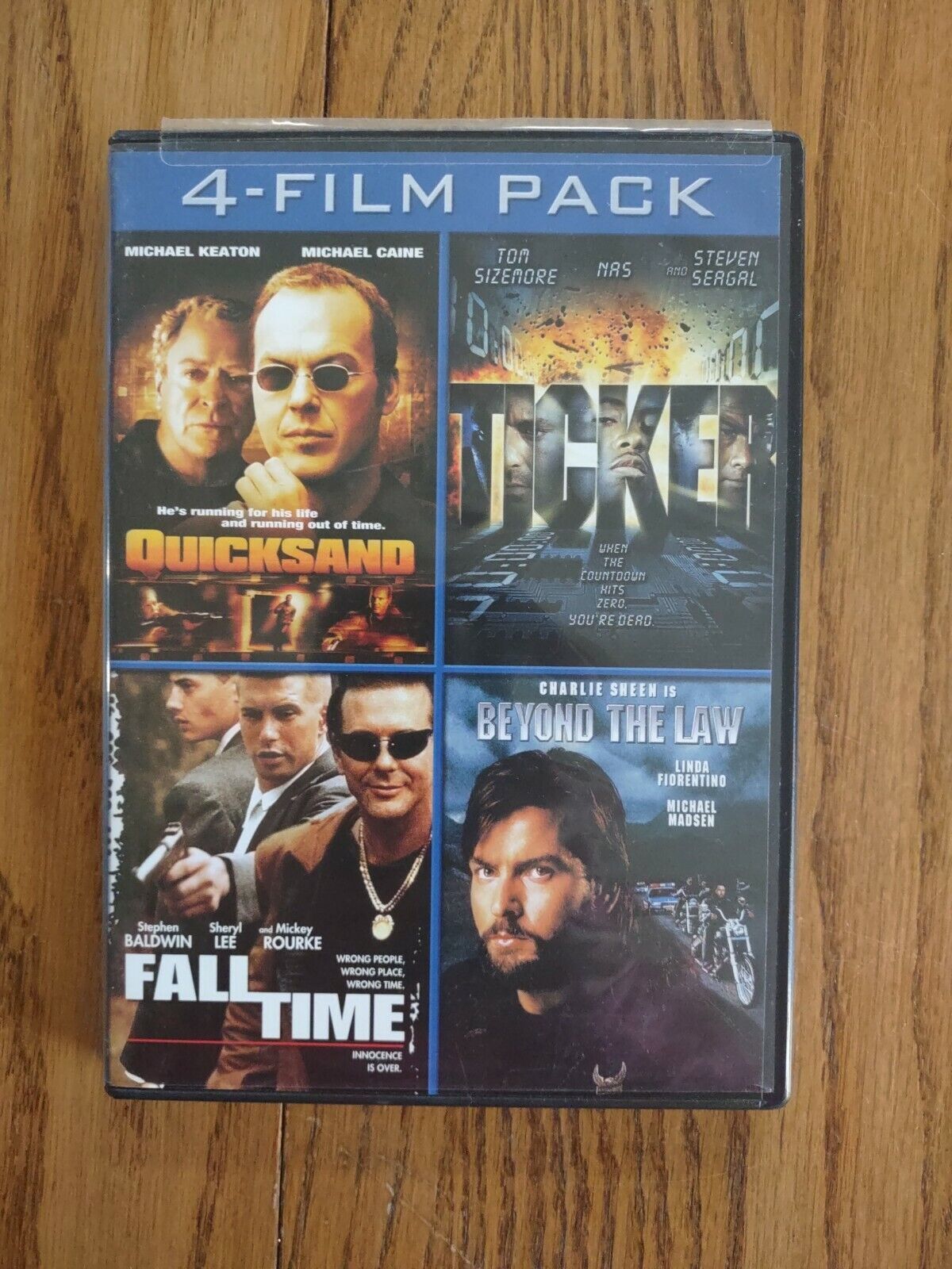 Primary image for 4 Film Pack: Quicksand, Ticker, Fall Time, & Beyond The Law DVD, ,