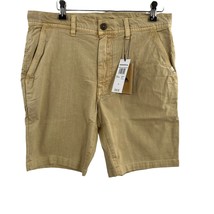 Quicksilver Washed Twill Natural Dye Shorts Size 31 New - $26.33