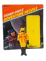 Astro Knight Adventure People Fisher Price Vtg figure toy 1978 Yellow w/... - $74.25