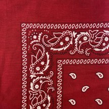 Maroon Western Southwestern Cotton Bandana Scarf - $14.85