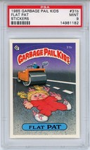 1985 Topps OS1 Garbage Pail Kids Series 1 Flat Pat 31b Matte Card Psa 9 Mint - £221.94 GBP
