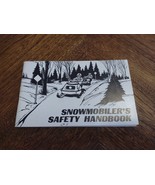 Old 1978 Snowmobile Safety Handbook DIAGRAMS French &amp; English WINTER SPORTS - €7,48 EUR