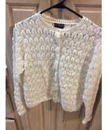 FULL FASHIONED WOMENS WHITE SWEATER SIZE LARGE - STYLE WPL671G - FREE SH... - $43.39