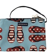 geckobrands Swim Suit &amp; Utility Bag Flip Flops Red, White &amp; Blue (12&quot; w ... - $296.76 MXN