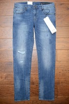 Armani Exchange A|X J14 $150 Men’s Skinny Fit Scraped Stretch Cotton Jeans 33R - £49.05 GBP