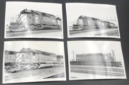 4 Diff Burlington Northern Railroad BN #6908 SD40-2 Electromotive Train Photos - £17.44 GBP