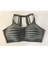 CACIQUE Lightly Lined  SIZE 44D Gray Striped No Wires - £13.24 GBP