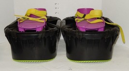 Moon Shoes Anti-Gravity Bouncing Trampoline Strap Shoes Purple Black - $24.70