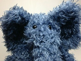Jellycat Elephant Junglie Bunglie Plush Blue Stuffed Animal Toy Shaggy Small 11&quot; - £23.96 GBP