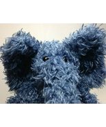 Jellycat Elephant Junglie Bunglie Plush Blue Stuffed Animal Toy Shaggy S... - £24.10 GBP