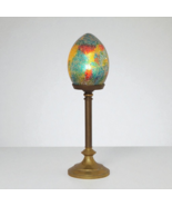 Beautiful Art Nouveau Unique Light &#39;CAT&#39;S EYE&#39; Brass Lamp One Of A Kind - $9,817.25 MXN