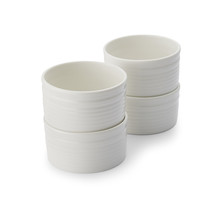 Portmeirion Sophie Conran Round Porcelain Ramekins, Set of 4 - White - £38.70 GBP