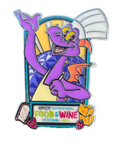 Disney Figment Chef Epcot Food &amp; Wine Festival Limited Release Mystery pin - $19.80