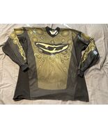 JT Racing Paintball Jersey XL Black Yellow Bubble Graphic Mesh Vintage - $730.48 MXN
