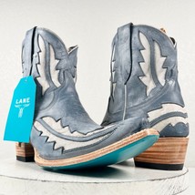 NEW Lane WALK THE LINE Blue Cowboy Boots Size 10.5 Western Snip Toe Shor... - £153.96 GBP