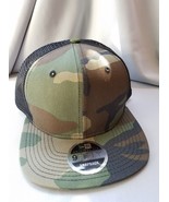 New Era 9Fifty Flat Snapback Trucker Cap Camouflage Camo Military 9Fifty... - $25.97 CAD