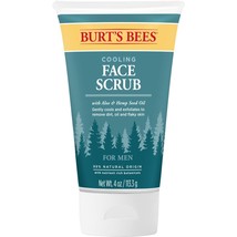 Burt s Bees Cooling Face Scrub with Aloe &amp; Hemp   For Men   4 Ounces (3 Pack) - £35.96 GBP